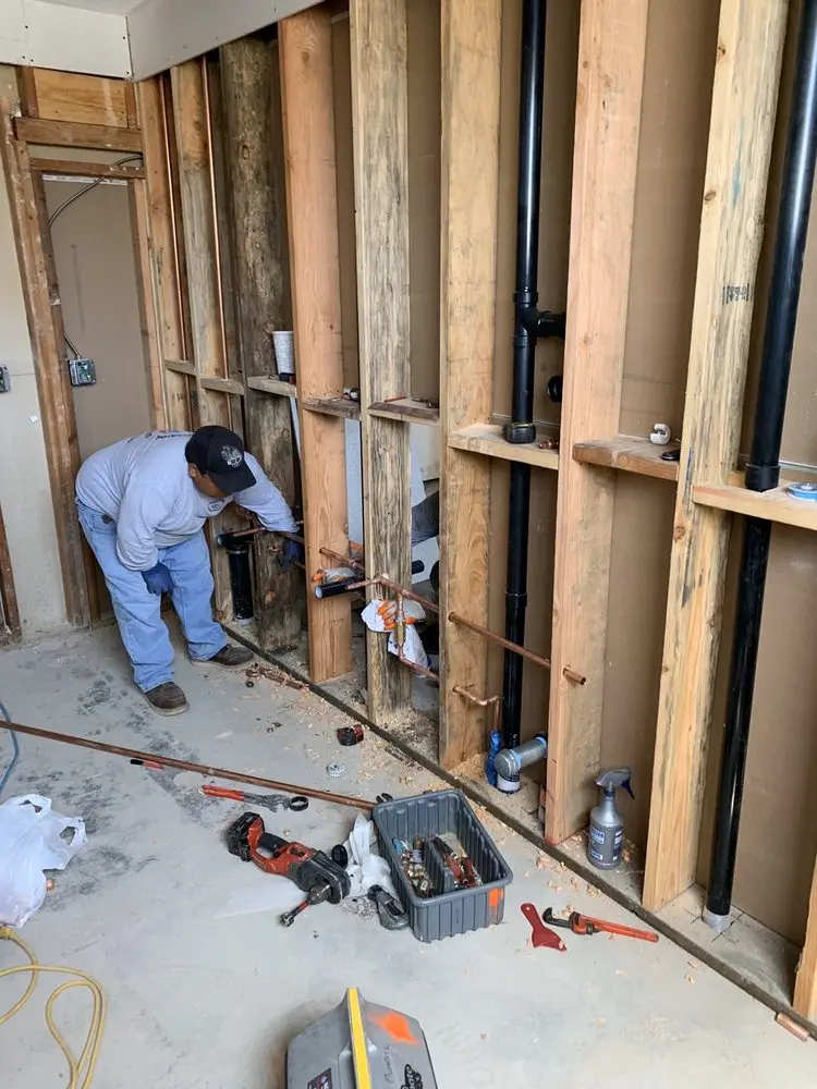 Commercial rough-in plumbing for Gas Line Repair in Tiffin